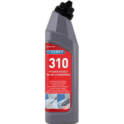 Cleamen 310 extra kyselý na WC a keramiku 750 ml