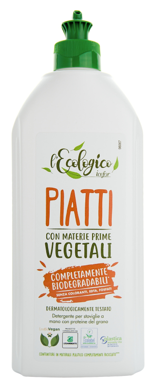 L’ECOLOGICO Piatti 500 ml Ekologický prostředek na ruční mytí nádobí
