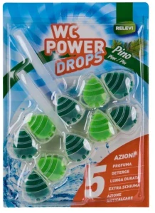 WC POWER DROPS PINO závěsné košíky na WC mísu 2x55g