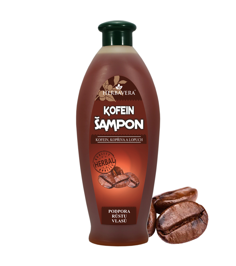 Vlasový šampon kofeinový,550 ml
